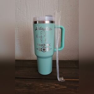 Fallout Nuka Cola/Brotherhood of Steel 40oz tumbler - teal